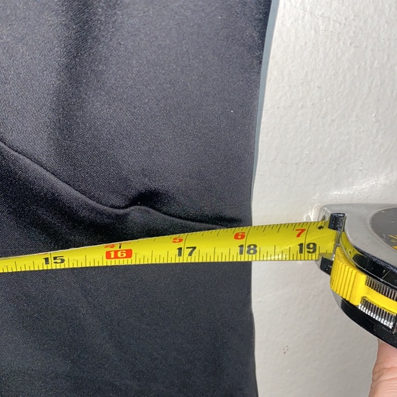 🎱NWT Beautiful Black V-Neck slip dress with slit up the side! - Picture 9 of 11